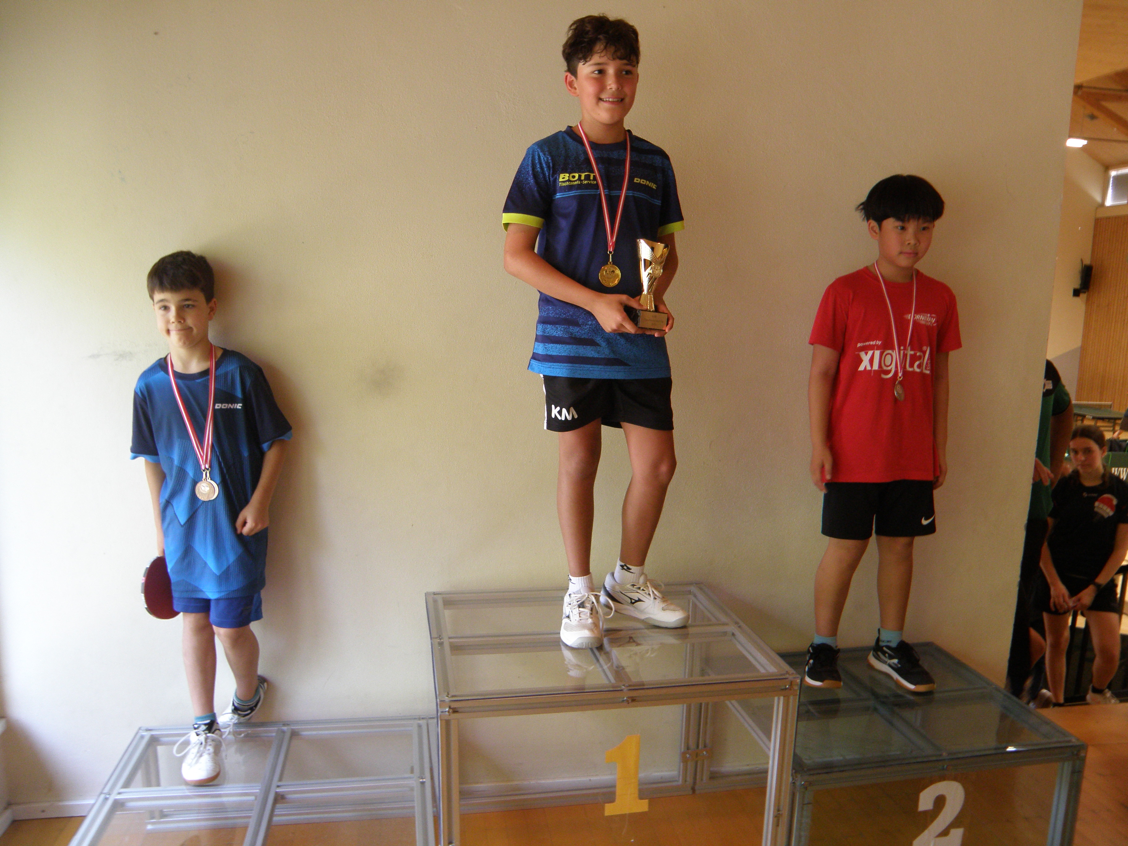 Sieger U11 Einzel